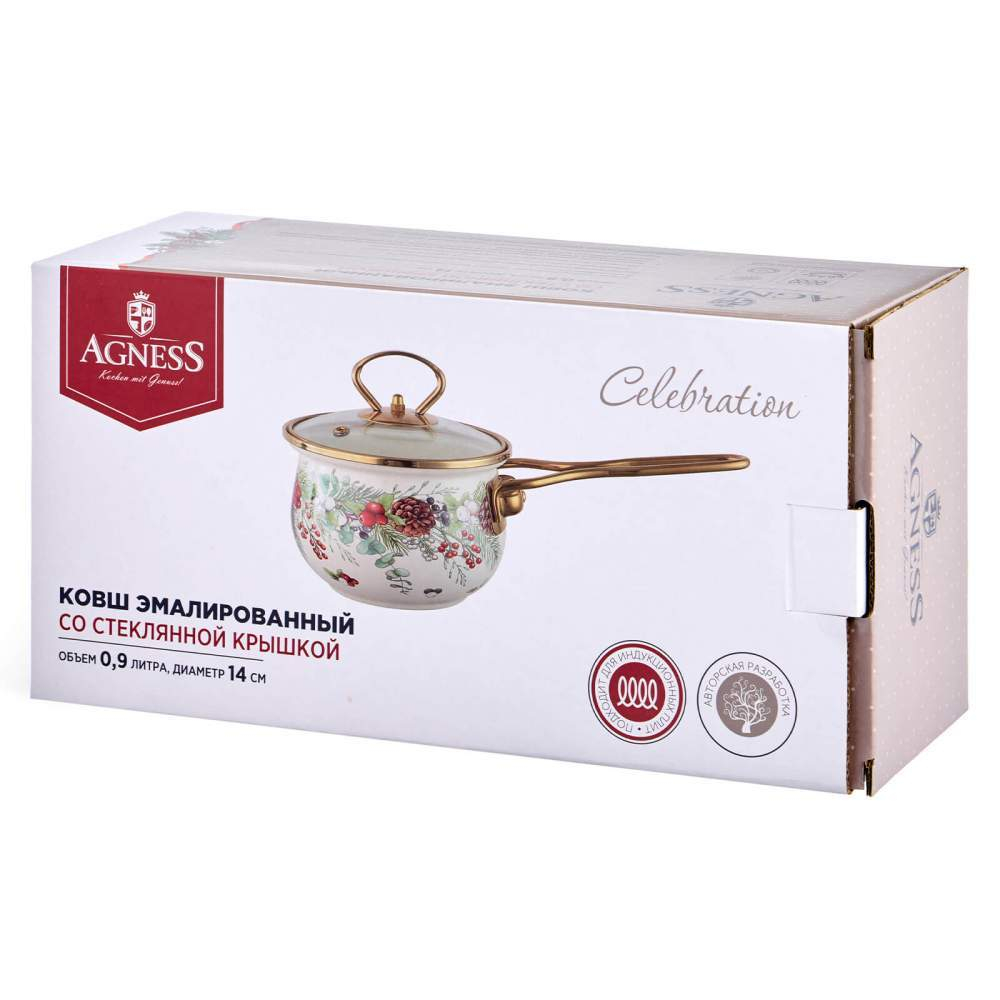 Ковш 0,9л 14см серия "Celebration"