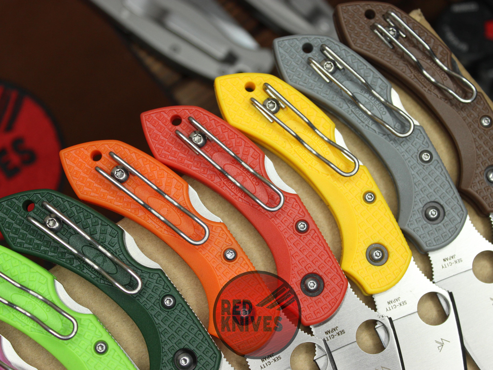 Нож Spyderco Dragonfly 2 C28PGRE2 - зеленая рукоять