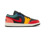 Кроссовки Jordan Air Jordan 1 Low "Black Multi" (Женская размерная сетка)