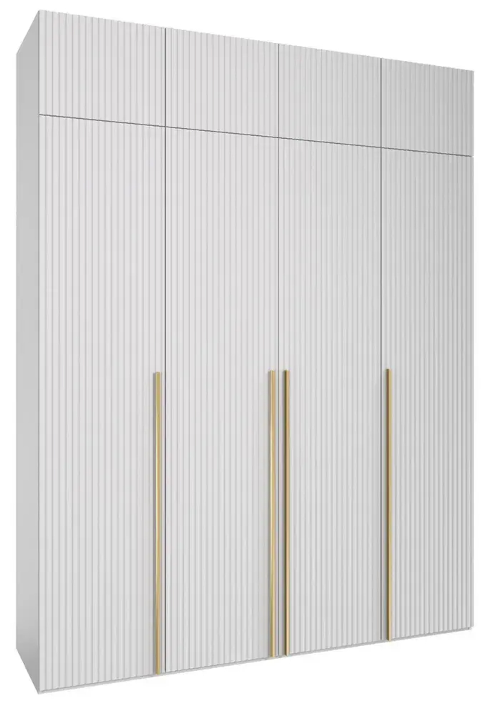 Антресоль для четырехдверного шкафа Аляска, белый