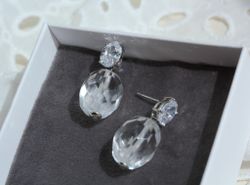 Серьги из Горного хрусталя