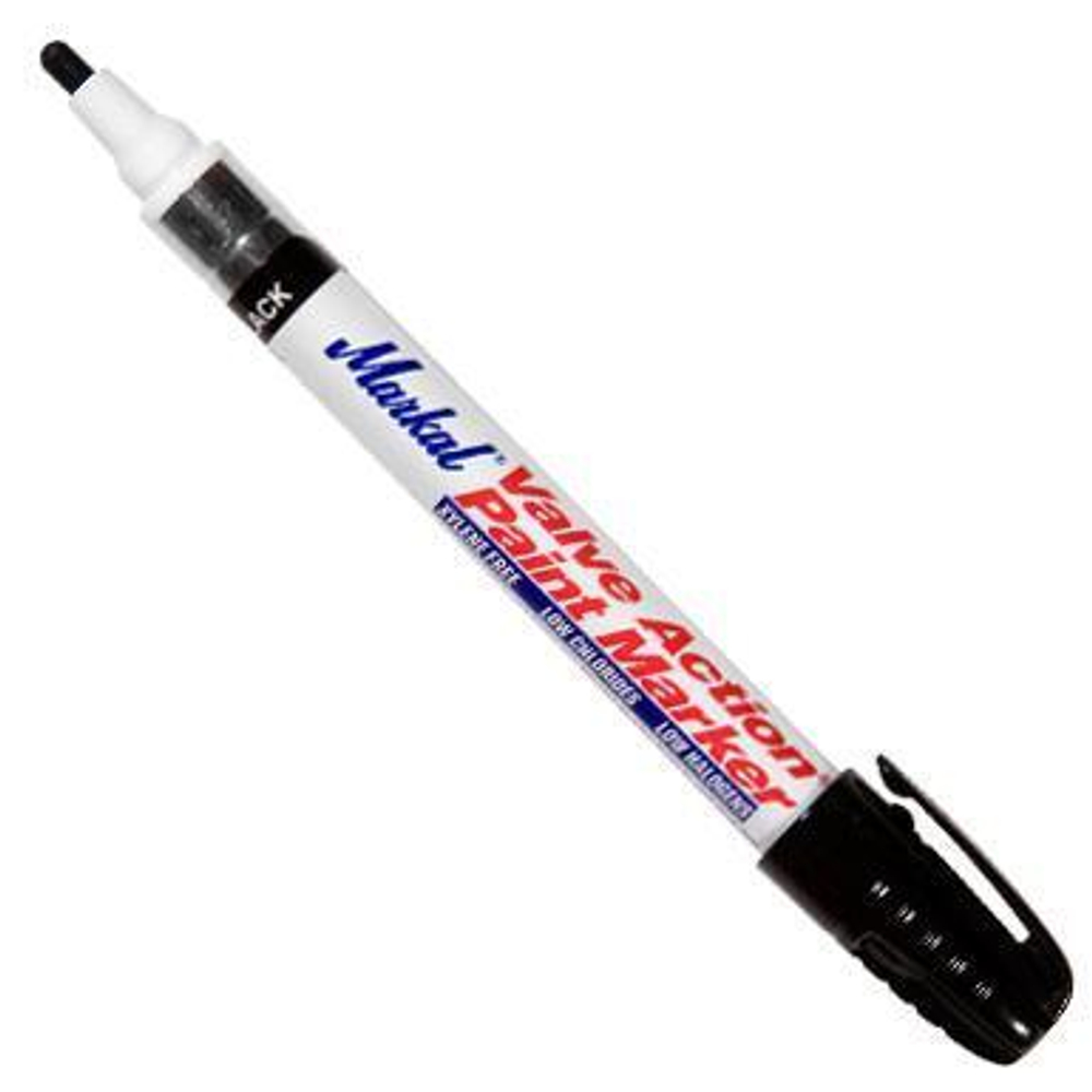 Markal Valve Action Paint Marker BLACK 096823