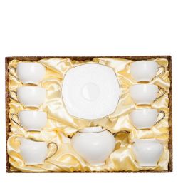 Pavone AS-48 Чайный сервиз на 6 перс. «Ордженто Бьянко»