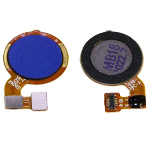 Шлейф для Tecno Spark 5 Air/6 Go/Pouvoir 4 сканер отпечатка пальцев Синий