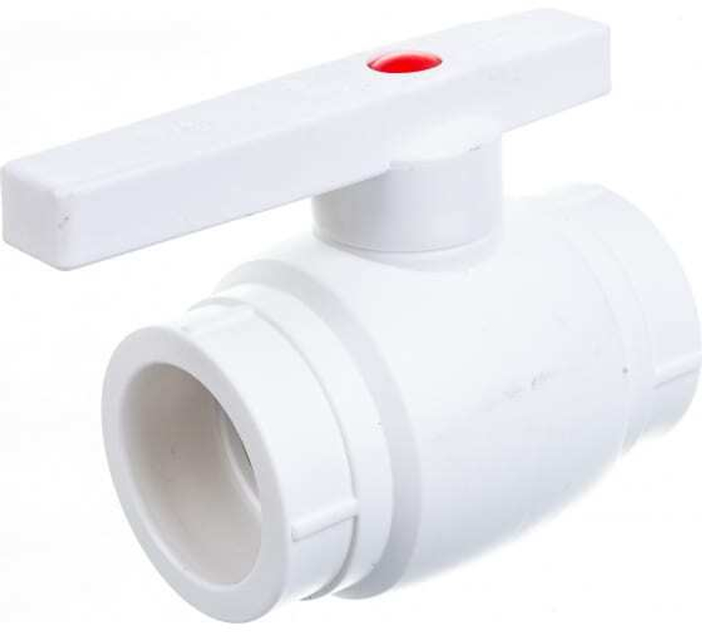 Кран шаровой Valfex Optima 40 металл.шар белый ВЫВОД