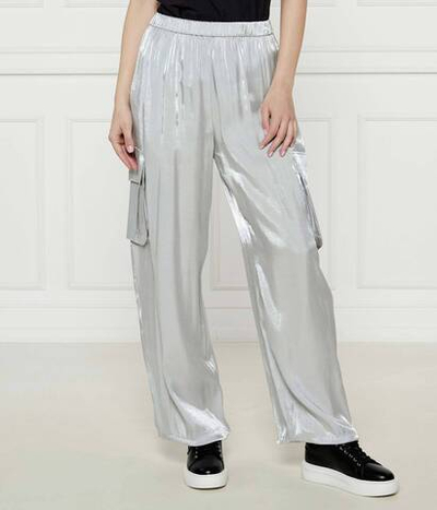 Сатиновые штаны карго Armani Exchange - серебряный(XW000139 AF10839)