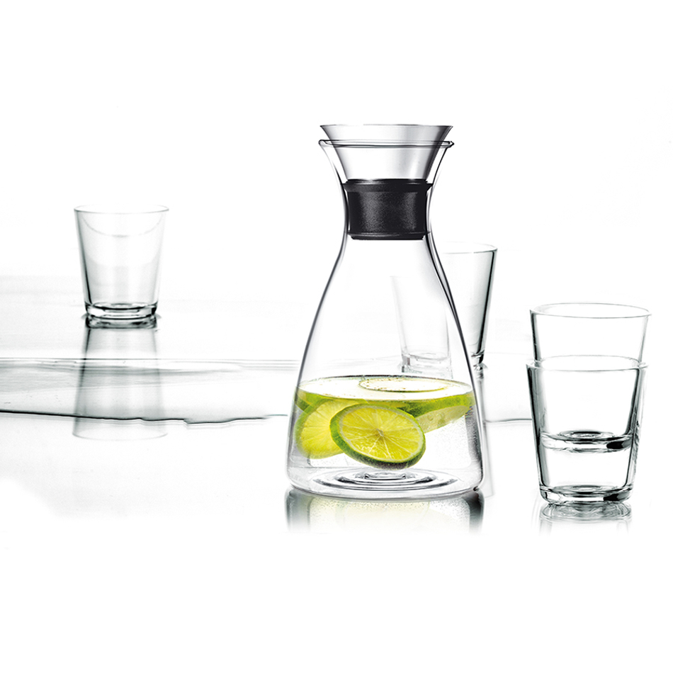 Графин Drip-free 1 л и 4 стакана 250 мл, Eva Solo