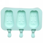 Форма для приготовления мороженого «Зайки» силиконовая 19,5*15см