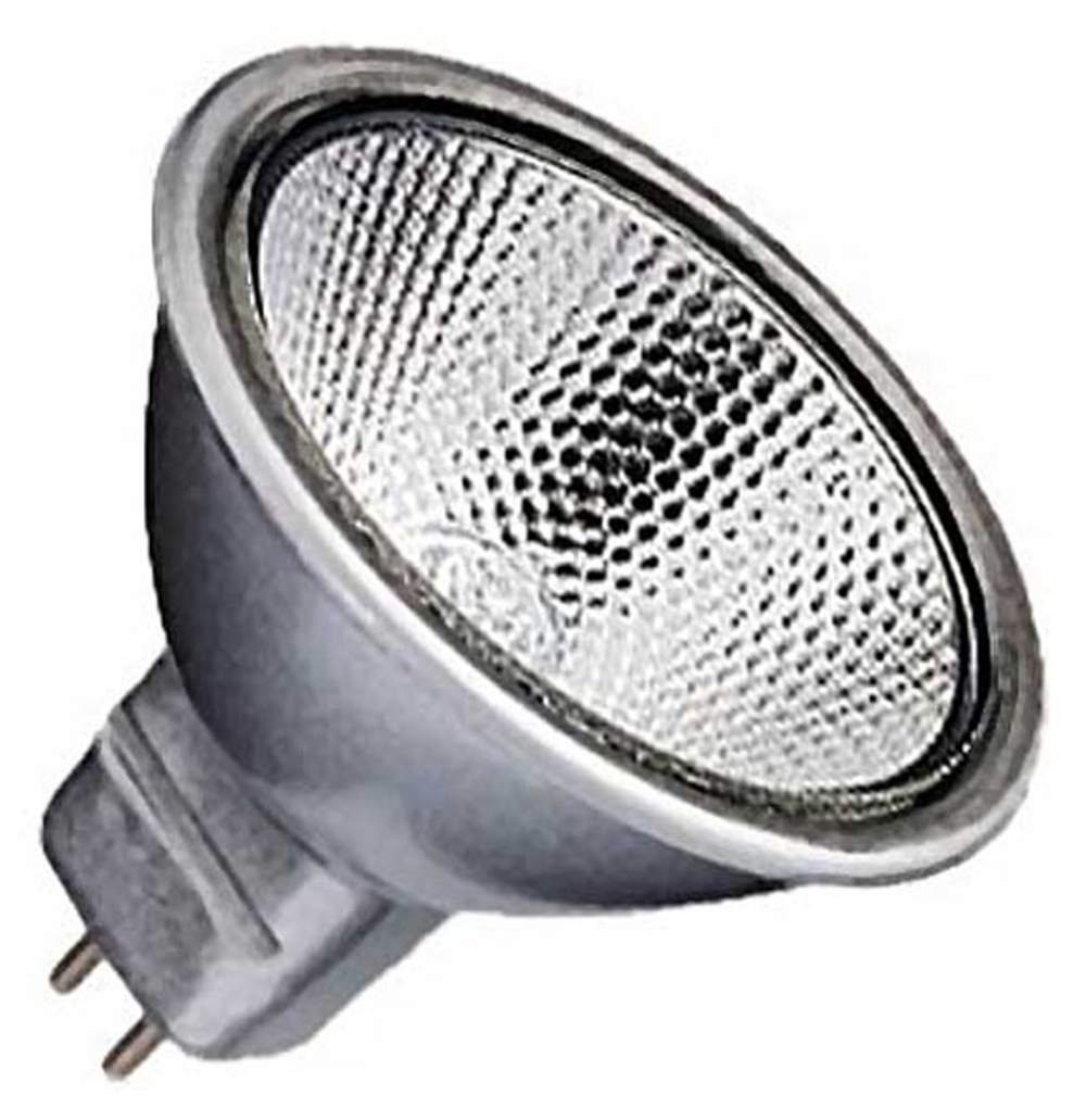 Лампа зеркальная галогенная 50W R50 GU5.3 - Белая в серебряном корпусе