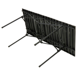 Стол складной металл, прямоуг, 120х57х62 см, DS-T120