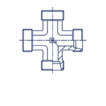 Соединение PX DLL06 10х1 (корпус)