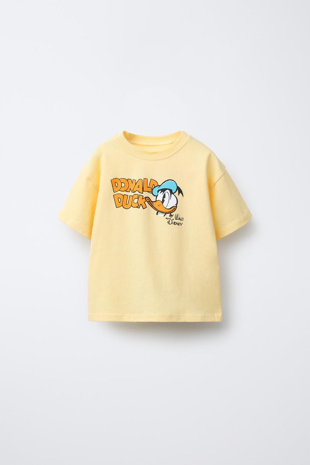 ZARA ФУТБОЛКА С ПРИНТОМ DONALD DUCK © DISNEY, ЖЕЛТЫЙ