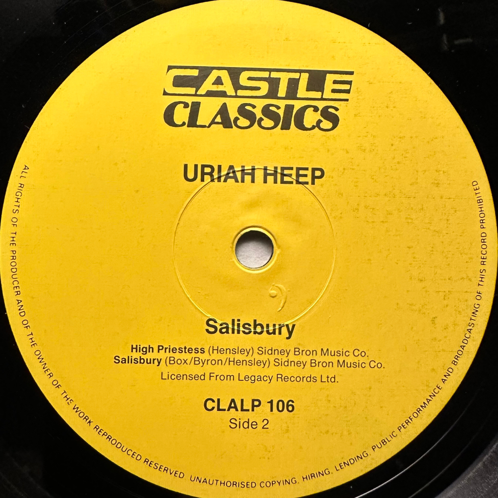 Uriah Heep ‎– Salisbury (Англия 1986г.)