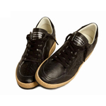 Мужские кеды Golden Goose Ball Star Black nappa with Black glitter star and Suede heel tab