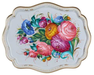 Zhostovo metal tray A20D18052669