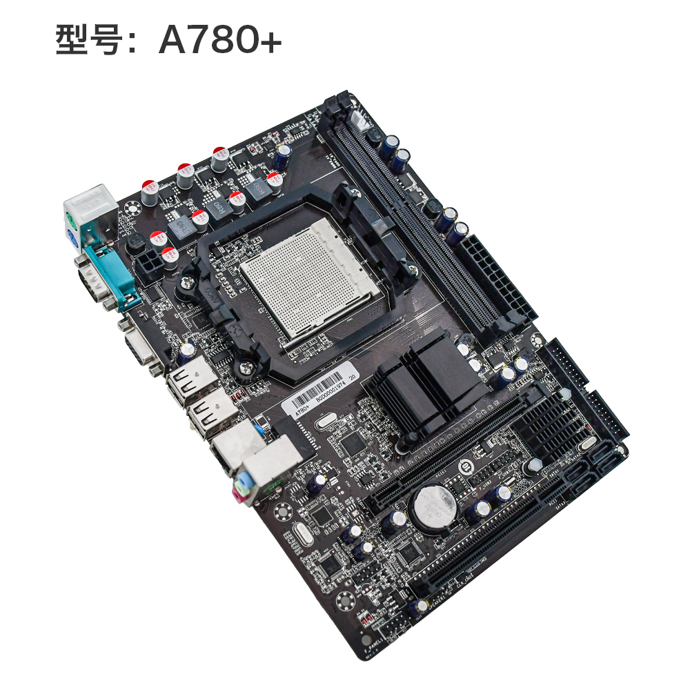 Материнская плата ZCZF A780 PLUS, SocketAM3, mATX, Retail, 2xDDR3, PCIe2.0, 100LAN, 2xPS/2, 8xUSB2, VGA (ZCZF-A780PLUS)