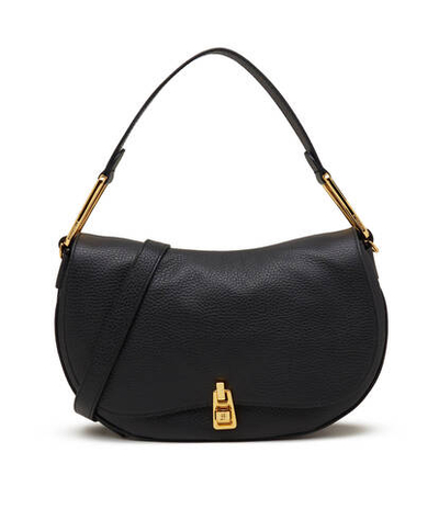 Кожаная сумка через плечо Coccinelle - черный(E1 PQR 18 03 01)