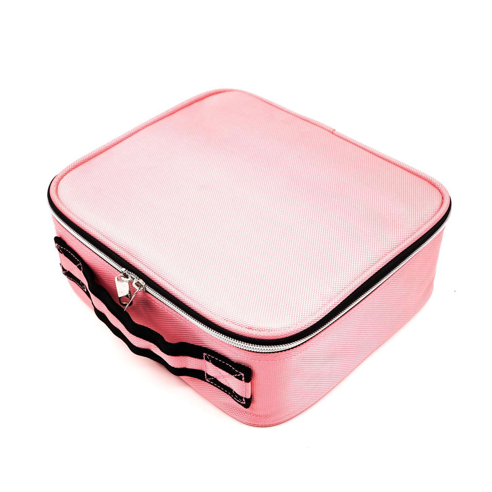 Кейс для мастера малый с зеркалом (26*23*9,5) голубой