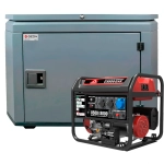 Генератор бензиновый SUNREKA G8500EAX с кожухом Geon 1400SS RAL 7024
