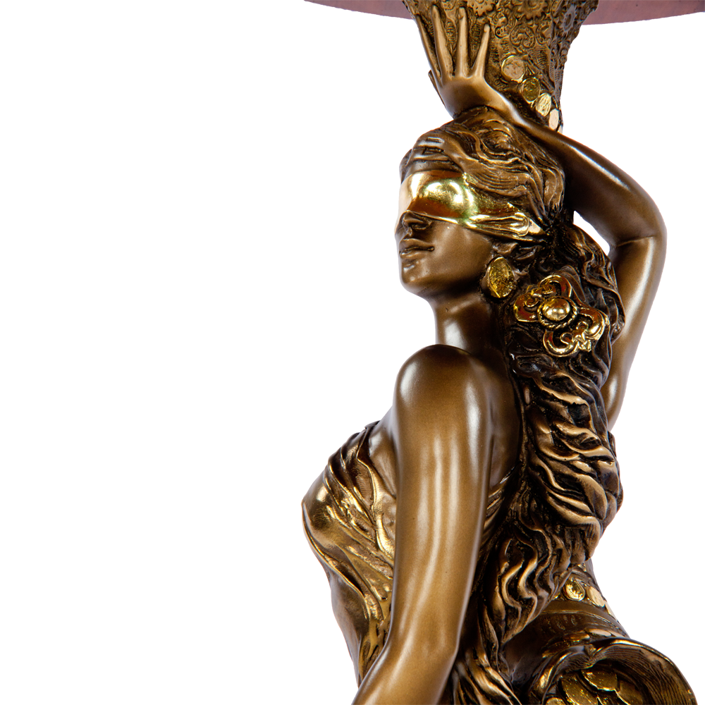 Подставка декоративная Фортуна Бронза