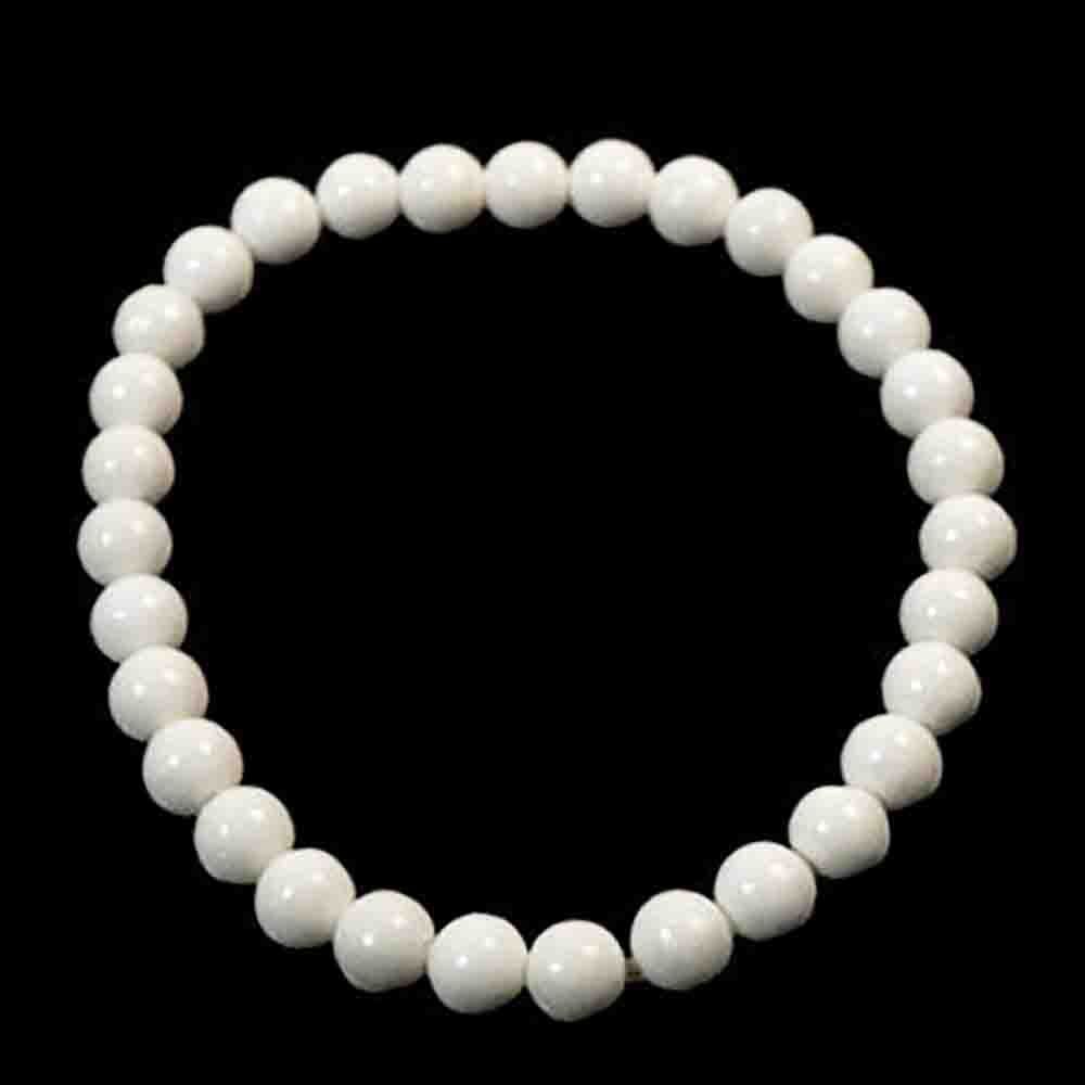 Браслет "Келли 4" кварцит белый