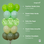 Шар 24" Мятный, Пастель Матовый (Макаронс) / Green 630 Sp