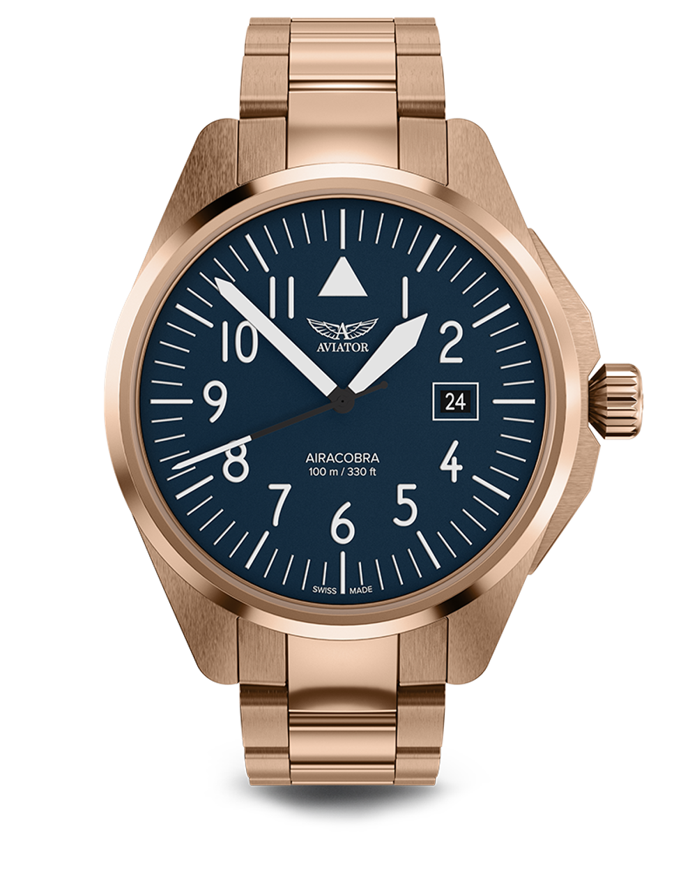 Чаcы кварцевые AVIATOR AIRACOBRA TYPE A V.1.38.2.317.5 мужские