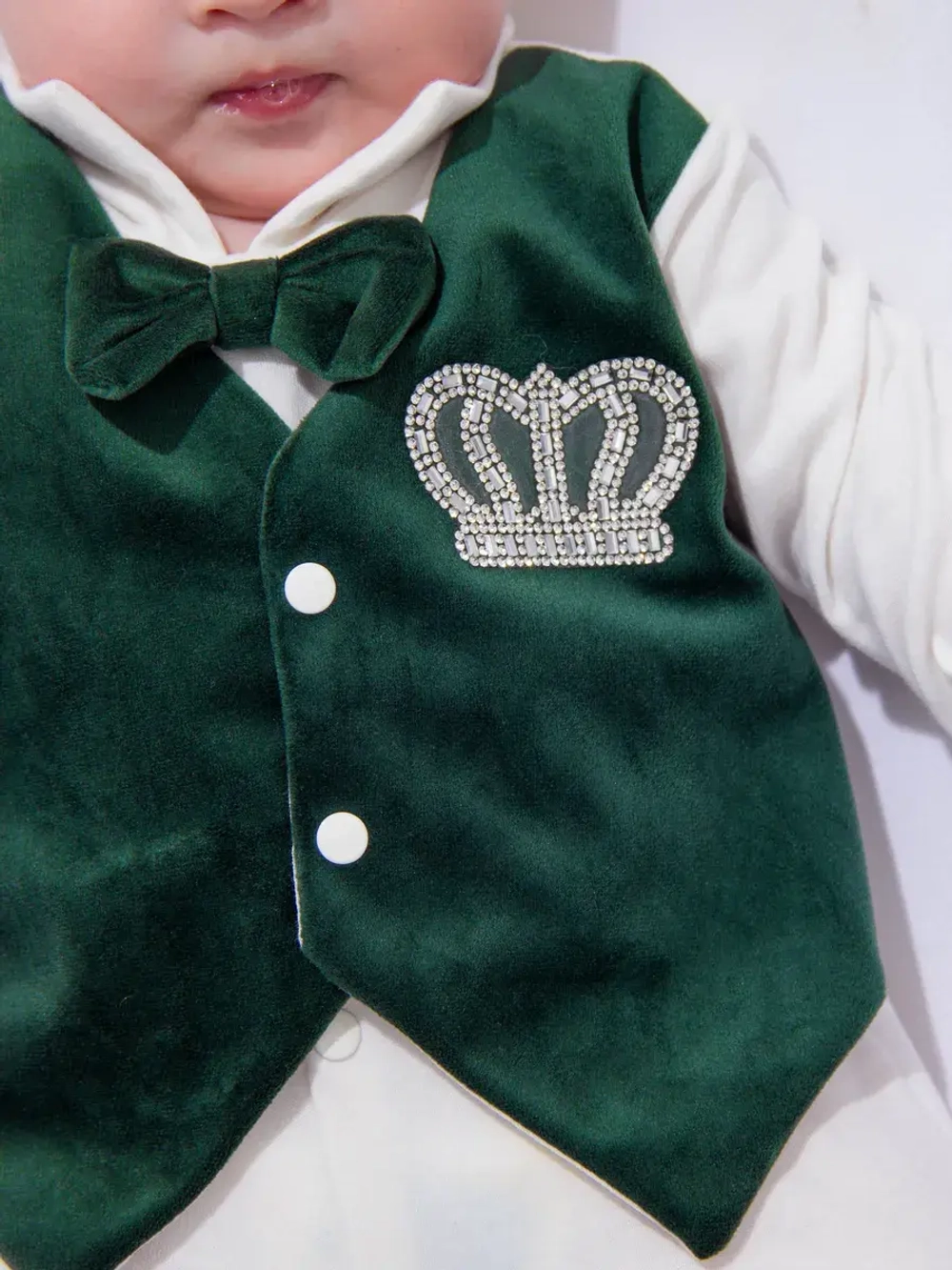 Комплект на выписку новорождённому с переноской зимний