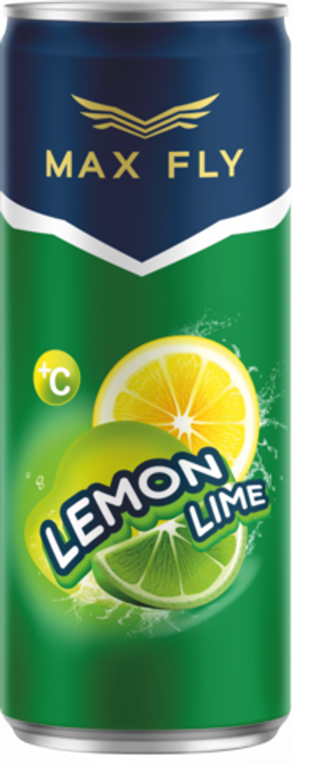 MAX FLY - LEMON LIME 250ML 1/24