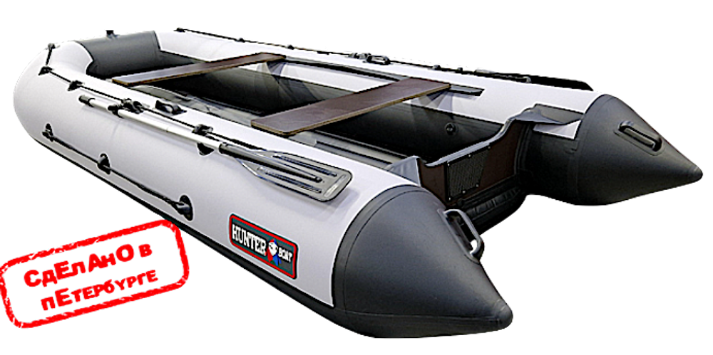Лодка ПВХ Hunterboat Хантер Лайт 385А