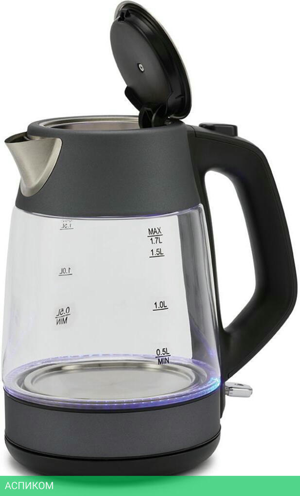 Электрочайник Polaris PWK 1760CGL графит