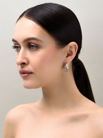 Серьги "Shopping cart" Silver