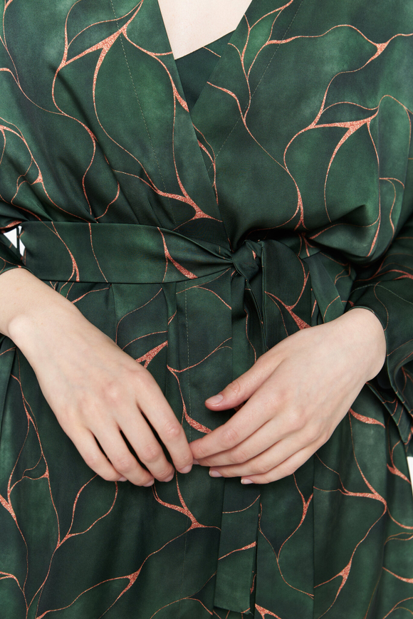 Халат из натурального шелка