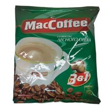 Растворимый кофе MacCoffee 3 в 1 Лесной орех 25 пак