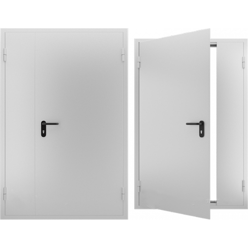 Дверь противопожарная 2080*1480 7035 L 900 ДПМ EI-60