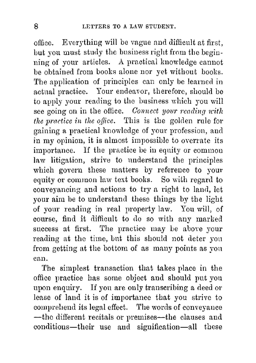 Letters To A Law Student | Jessel Burke Junius