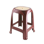 Табурет "Симпатия" большой, темно-коричневый/бежевый РП-311