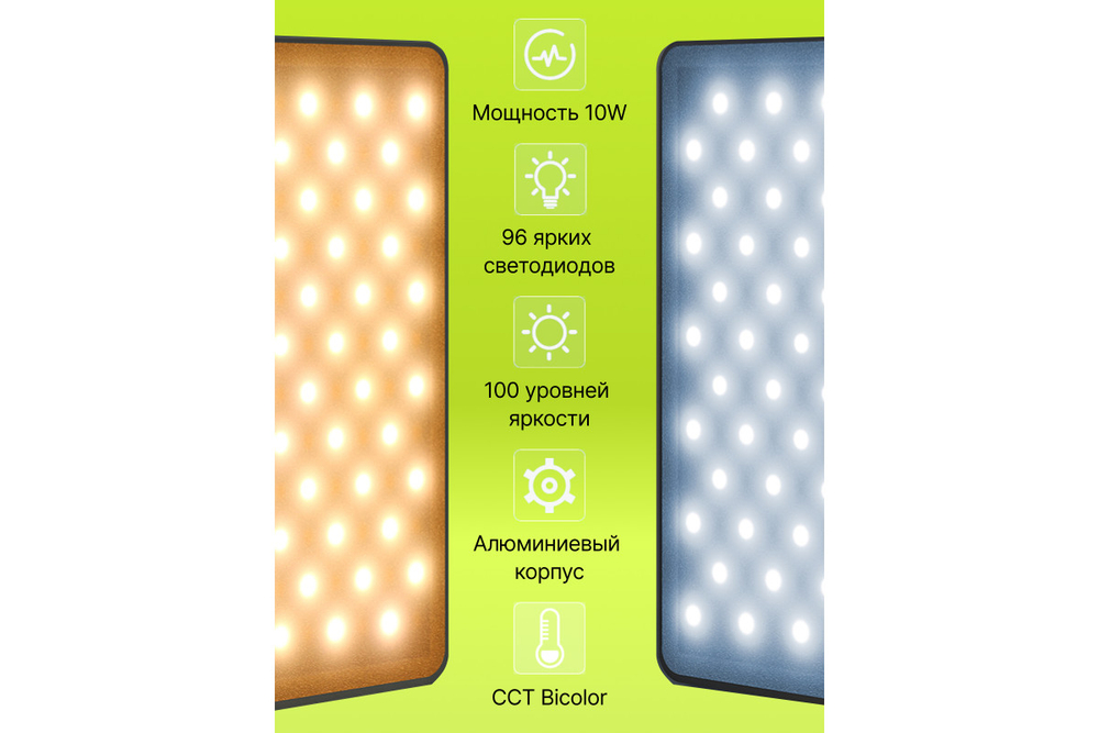 Осветитель светодиодный Raylab RL-LED12BI 3000-6500К