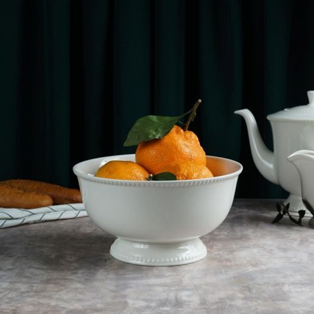 Салатник d=20,5 cм, 1300 мл, фарфор "NOBLE" серия "LUXE"