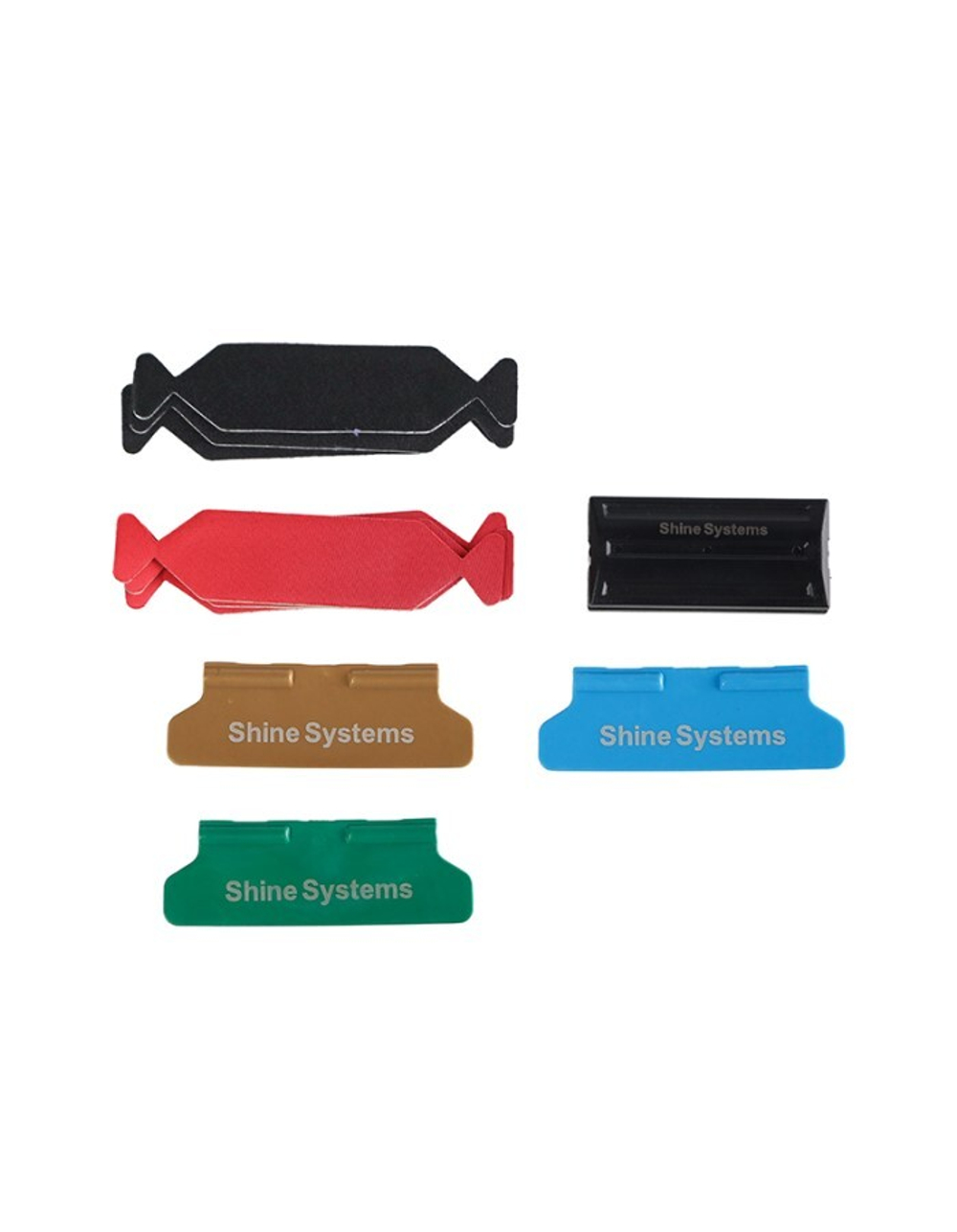 Shine Systems Набор магнитных ракелей 3 степени жесткости 10*8см