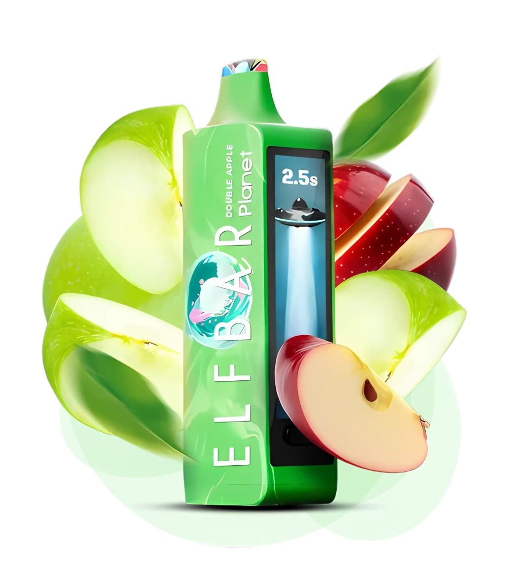 Elf Bar Planet 25000 - Double Apple (5% nic)