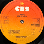 Bob Dylan - Desire (Голландия 1976г.)