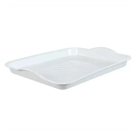 Поднос универсальный малый 25см. Белый 0,032х0,25х0,29м