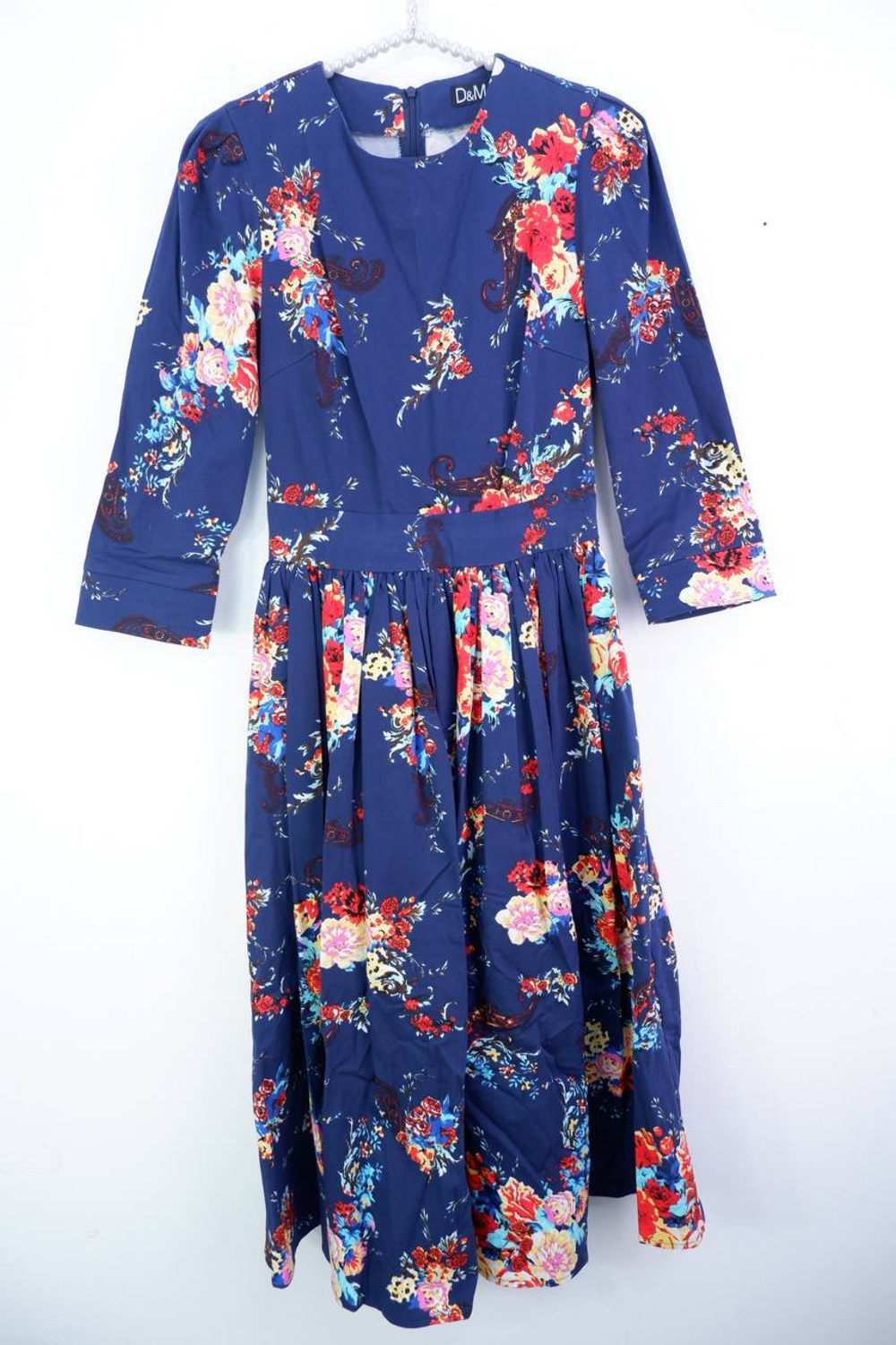 Платье D&M хлопковое для летних прогулок в парке 44 размер