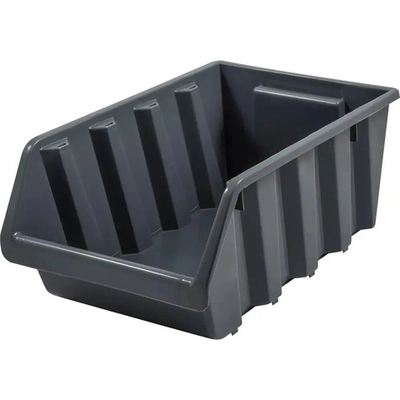 Лоток для метизов большой 37,5,5х16 см, серо-свинцовый