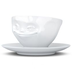 Чайная пара Grinning, 200 мл, белая