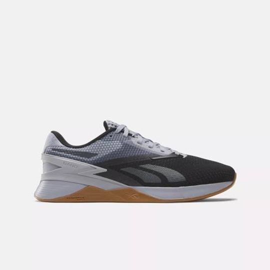 Кроссовки мужские Reebok Nano X3 (Серые)