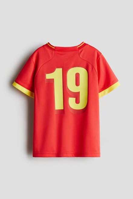 H&M Футболка с принтом, красный