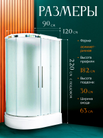 Душевая кабина EM3912RLED