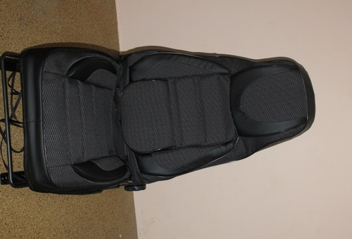 Чехлы на сиденье /2108, 2115/ Жаккард черный /дутый/ (цельн. задн. спинка) (TREND NEW)